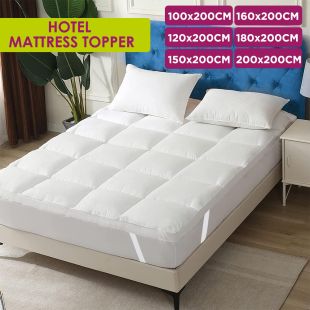 MTRESS Comfortable Hotel Mattress Topper with Flexible Strap