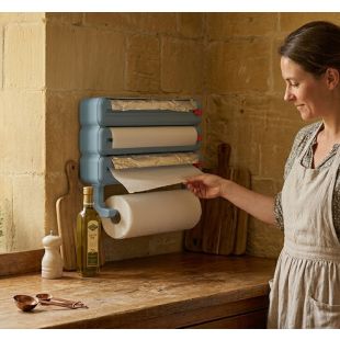 مُنظم المطبخ مُثبت على الحائط متعدد الوظائف 38.5 × 26.5 × 7 سم