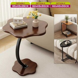 Multifunctional Side Table with Metal Frame