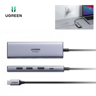 Multifunctional USB 6 in 1 HUB Type-C by Ugreen