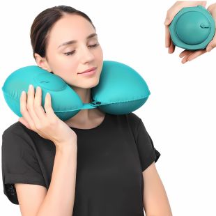 Hand Inflatable Travel Neck Pillow With Nape Suppor by Pictet-Fino