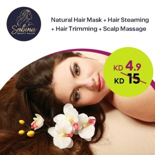 Natural Mixture + Hair Steaming Package at Sabina Beauty Salon
