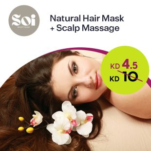 Natural Hair Mask + Scalp Massage at Soi Beauty Salon