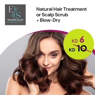 Hair Natural Mix or Scalp Scrub + Blow-Dry from Elizabeth Salon