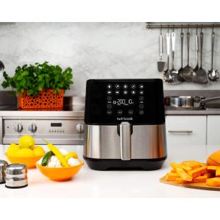 مقلاة هوائية من الاستانلس ستيل سعة 5.5 لتر 1700 واط من Nutricook