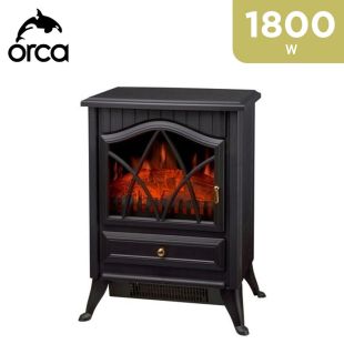 Electric Heater Classic Fireplace 1800W by Orca