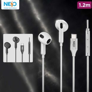 1.2m Wired Type-C Earphones by Neo