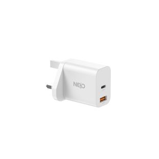 شاحن حائط Power Port قوة 20 واط منفذين من NEO