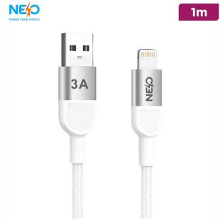 NEO Ultra Flow USB-A to Lightning Cable 1M 3A