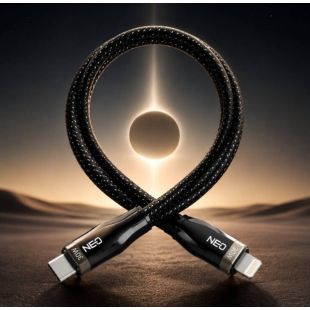 كيبل شحن Mega Line+ بقوة 30 واط وطول 1.2 متر Type-C الي Lightning من NEO