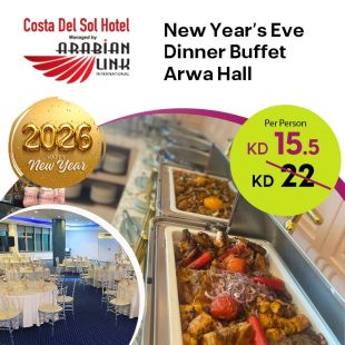 Special New Year’s Eve Night Dinner Buffet at Arawi Hall – Costa del Sol