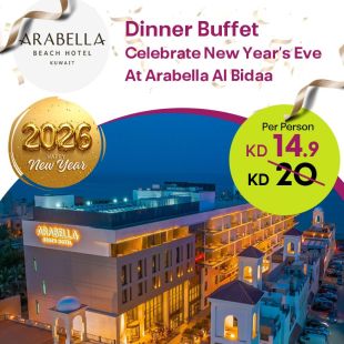 New Year’s Eve International Dinner Buffet at ARABELLA Beach Hotel