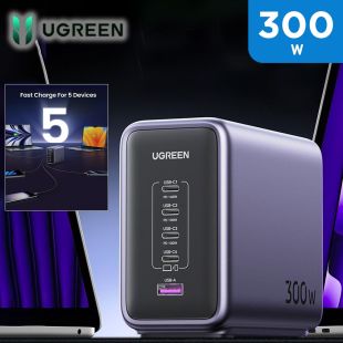 Nexode 300W 5-Port PD GaN Fast Charger UK by UGreen