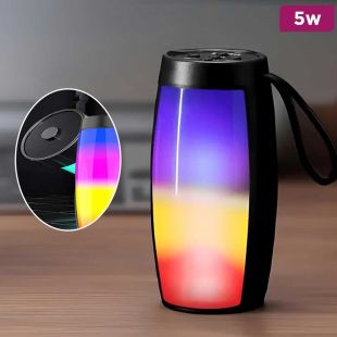 مكبر صوت لاسلكي بإضاءة RGB قوة 5 واط