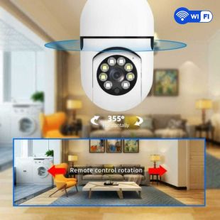 360° Indoor WiFi Lamp Camera