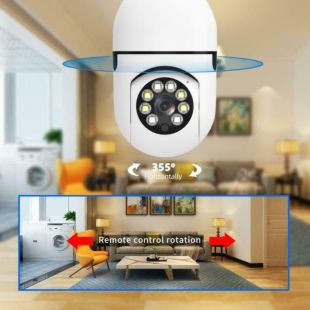 360° Indoor WiFi Lamp Camera
