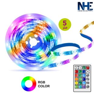 شريط إضاءة RGB LEDخلفية للتلفزيون USB بطول 5 متر من NHE