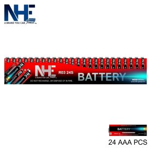 AAA Battery R6 Pack 24 Pcs by NHE
