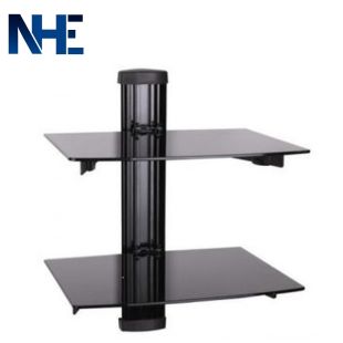 رف مزدوج للريسيفر ومشغلات الدي في دي – اسود من NHE