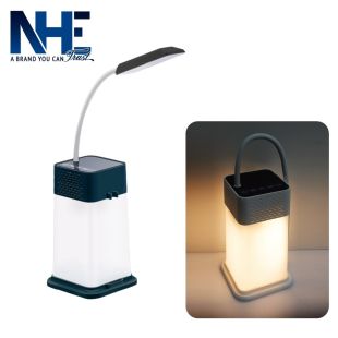 مكبر صوت بلوتوث بمصباح بقوة 5 واط - اسود من NHE