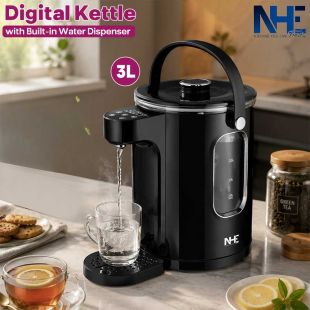 3L Digital Kettle with Built-in Water Dispenser by NHE