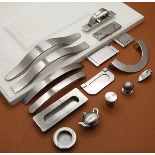 Nickel Modern Cabinet Drawer Wardrobe Door Handle