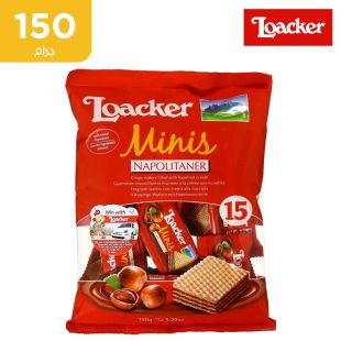 لواكر مينيس نابوليتانر ويفر بكريمة البندق 150 جم