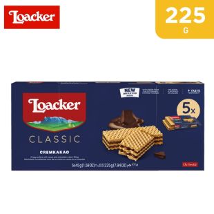 Loacker Classic Cremkakao Wafer 5 x 45 g