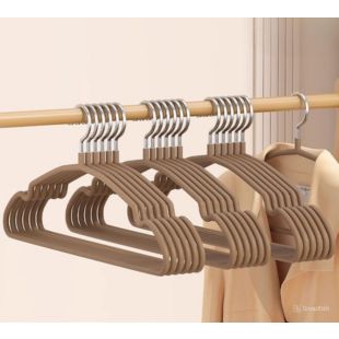 Non-slip Clothes Hangers With Shoulder Pads 30Pcs Set 21.5 x 42.5cm