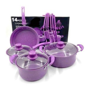 14 Pcs Non-Stick Cookware Set