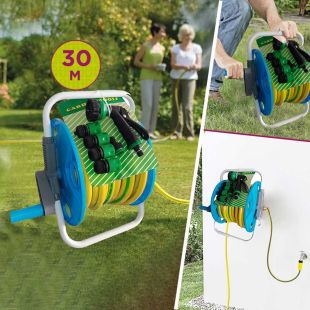 Multi-Purpose 30m Hose Reel Set for Garden