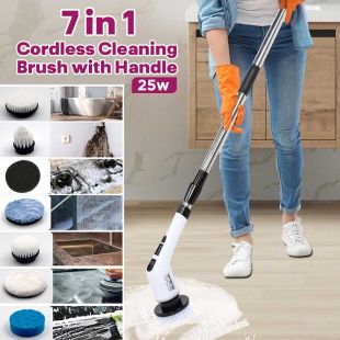 7 in 1 Cordless Cleaning Brush 25W with Handle