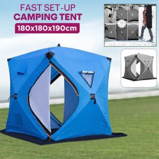 Quick Auto Opening Tent 180 x 180 x 190 cm - Blue
