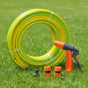 هوز حديقة PVC بطول 25 متر مع مسدس رش