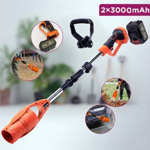 Cordless Foldable Air Blower with 2×3000mAh Battery