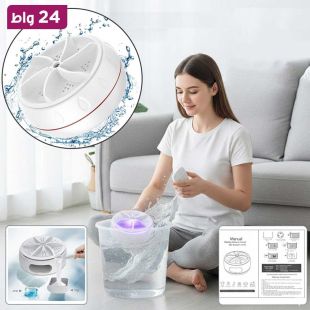 غسالة ملابس محمولة قوة 24 واط