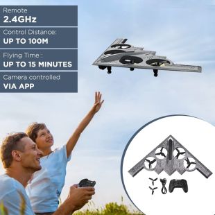 BROLEO Rechargeable RC Airplane with Camera