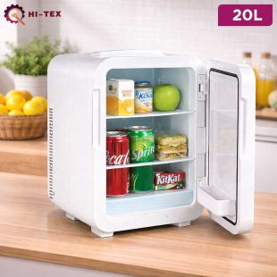ثلاجة سيارة ومنزل محمولة 20 لتر مع وظيفة التبريد والتدفئة من HI-TEX
