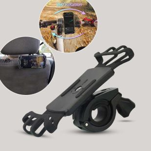 ستاند هاتف متعدد الاستخدامات قابل للتثبيت للدراجة والسيارة