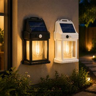 كشاف جداري شمسي بمستشعر حركة ذكي للإضاءة الخارجية