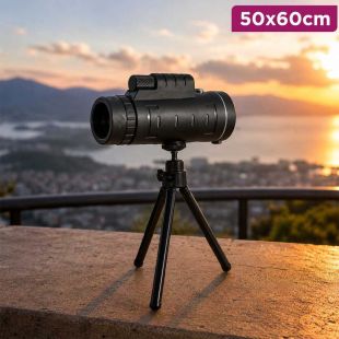 50x60 Monocular Telescope with Tripod & Phone Holder