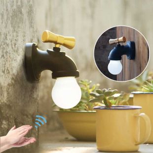 مصباح LED أسود