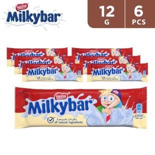 Milkybar Chocolate Bar 6 x 12 g