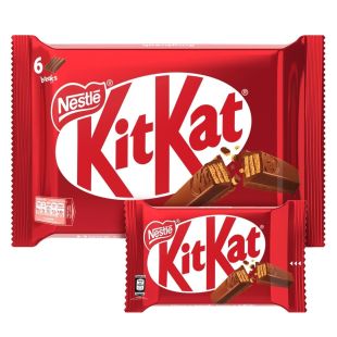كيت كات - لوح ويفر 4 أصابع مغطى بشوكولاتة الحليب 6 × 36.5 جم 