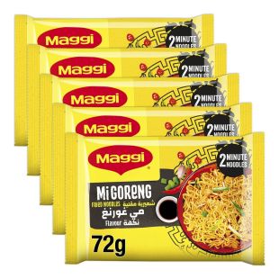 ماجي - شعيريّة مقليّة بنكهة مي غورنغ تجهز خلال دقيقتين 5 × 72 جم