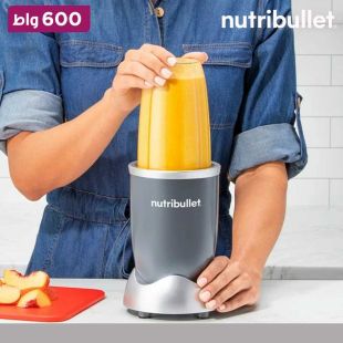 طقم خلاط 6 قطع بقوة 600 واط - رمادي من Nutribullet