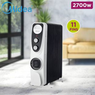 2700W Oil Filled Radiator Heater 11 Fin by Midea
