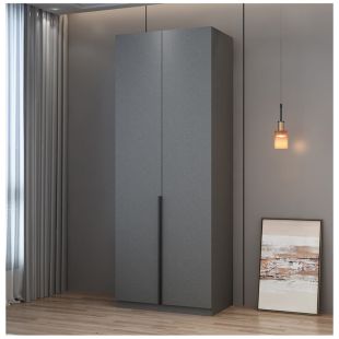 AURORA Particle Board Two-Door Clothing Wardrobe  60 × 50 × 190 cm
