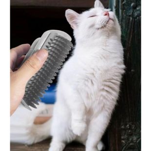 فرشاة تدليك مرنة للقطط