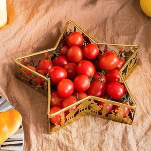 Golden Star and Moon Fruit Tray